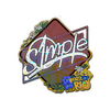 Sticker | s1mple (Glitter) | Rio 2022