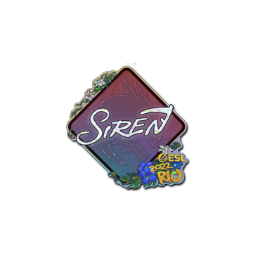Sticker | S1ren (Glitter) | Rio 2022