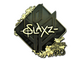Sticker | slaxz- (Gold) | Rio 2022