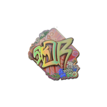 Sticker | sk0R (Holo) | Rio 2022