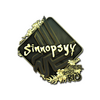 Sticker | sinnopsyy (Gold) | Rio 2022
