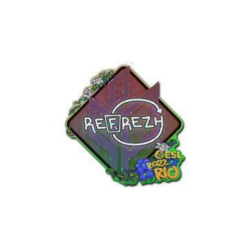 Sticker | refrezh (Glitter) | Rio 2022
