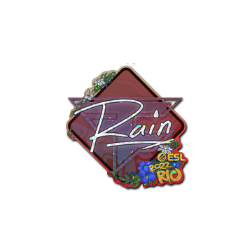 Sticker | rain (Glitter) | Rio 2022