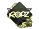 Sticker | ropz (Gold) | Rio 2022