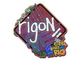 Sticker | rigoN (Glitter) | Rio 2022