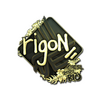 Sticker | rigoN (Gold) | Rio 2022