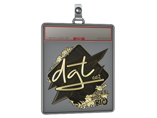Sticker Slab | dgt (Gold) | Rio 2022