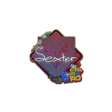 Sticker | dexter (Glitter) | Rio 2022