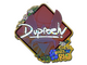 Sticker | dupreeh (Glitter) | Rio 2022