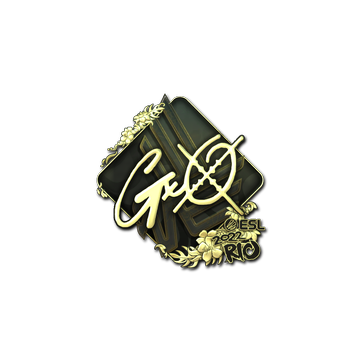 Sticker | gxx- (Gold) | Rio 2022