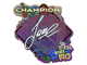 Sticker | Jame (Glitter, Champion) | Rio 2022