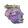 Sticker | Jame (Champion) | Rio 2022