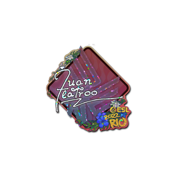 Sticker | juanflatroo (Glitter) | Rio 2022