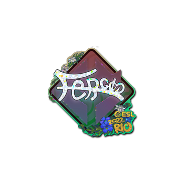 Sticker | fer (Glitter) | Rio 2022