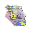 Sticker | fame (Holo, Champion) | Rio 2022