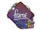 Sticker | fame (Glitter) | Rio 2022