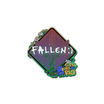 Sticker | FalleN (Glitter) | Rio 2022