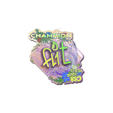 Sticker | FL1T (Holo, Champion) | Rio 2022