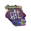 Sticker | FL1T (Glitter, Champion) | Rio 2022