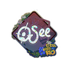 Sticker | oSee (Glitter) | Rio 2022