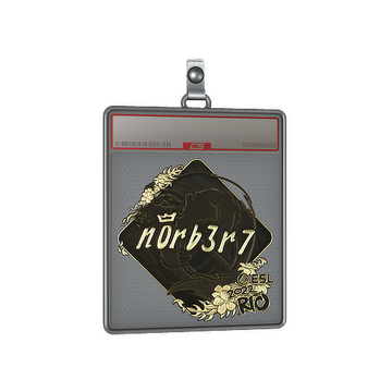 Sticker Slab | n0rb3r7 (Gold) | Rio 2022
