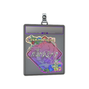 Sticker Slab | n0rb3r7 (Glitter, Champion) | Rio 2022