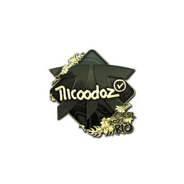 Sticker | nicoodoz (Gold) | Rio 2022