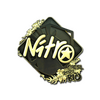 Sticker | nitr0 (Gold) | Rio 2022
