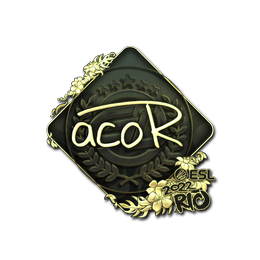 Sticker | acoR (Gold) | Rio 2022