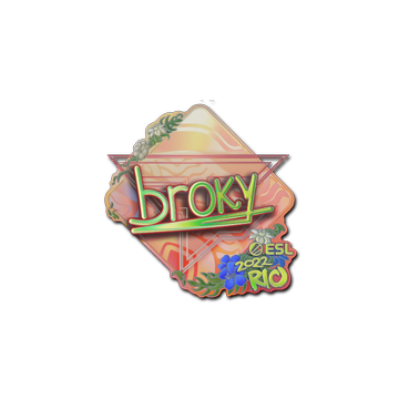 Sticker | broky (Holo) | Rio 2022