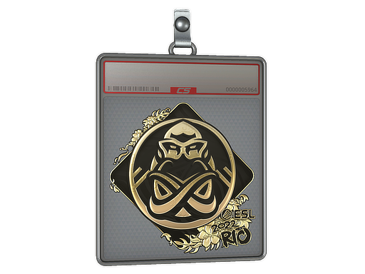 Sticker Slab | ENCE (Gold) | Rio 2022