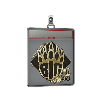 Sticker Slab | BIG (Gold) | Rio 2022