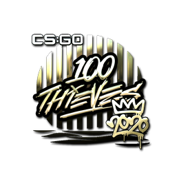 Sticker | 100 Thieves (Gold) | 2020 RMR