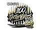 Sticker | 100 Thieves (Gold) | 2020 RMR