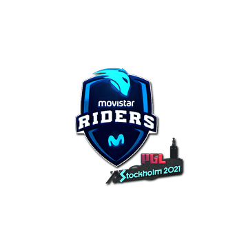 Sticker | Movistar Riders (Foil) | Stockholm 2021