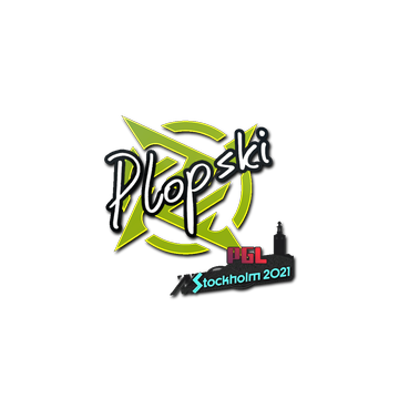 Sticker | Plopski | Stockholm 2021