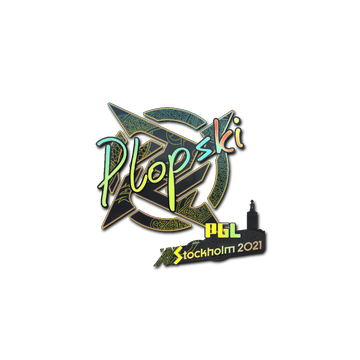 Sticker | Plopski (Holo) | Stockholm 2021