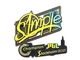 Sticker | s1mple (Holo) | Stockholm 2021