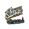Sticker | s1mple | Stockholm 2021