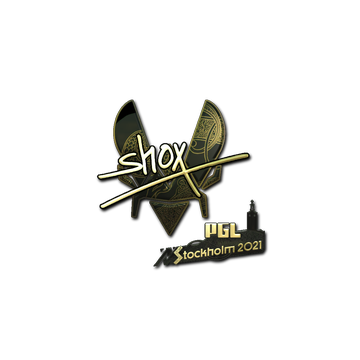 Sticker | shox (Gold) | Stockholm 2021