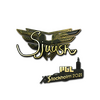 Sticker | sjuush (Gold) | Stockholm 2021