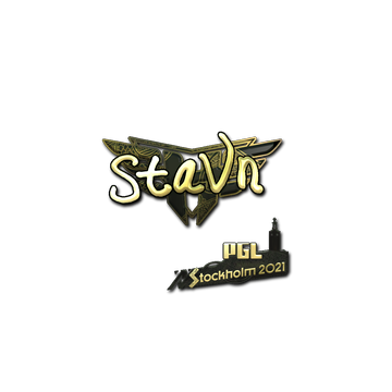 Sticker | stavn (Gold) | Stockholm 2021