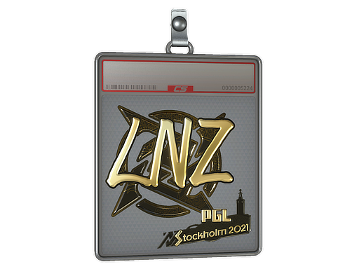 Sticker Slab | LNZ | Stockholm 2021 | Gold