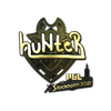 Sticker | huNter- (Gold) | Stockholm 2021
