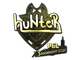 Sticker | huNter- (Gold) | Stockholm 2021