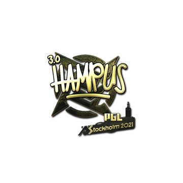 Sticker | hampus (Gold) | Stockholm 2021