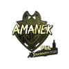 Sticker | AMANEK (Gold) | Stockholm 2021