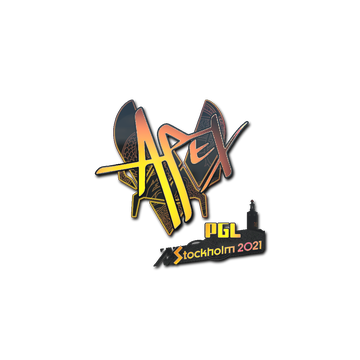 Sticker | apEX (Holo) | Stockholm 2021