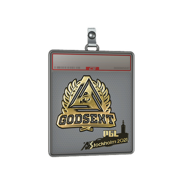 Sticker Slab | GODSENT (Gold) | Stockholm 2021