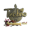 Sticker | Techno4K (Gold) | Shanghai 2024